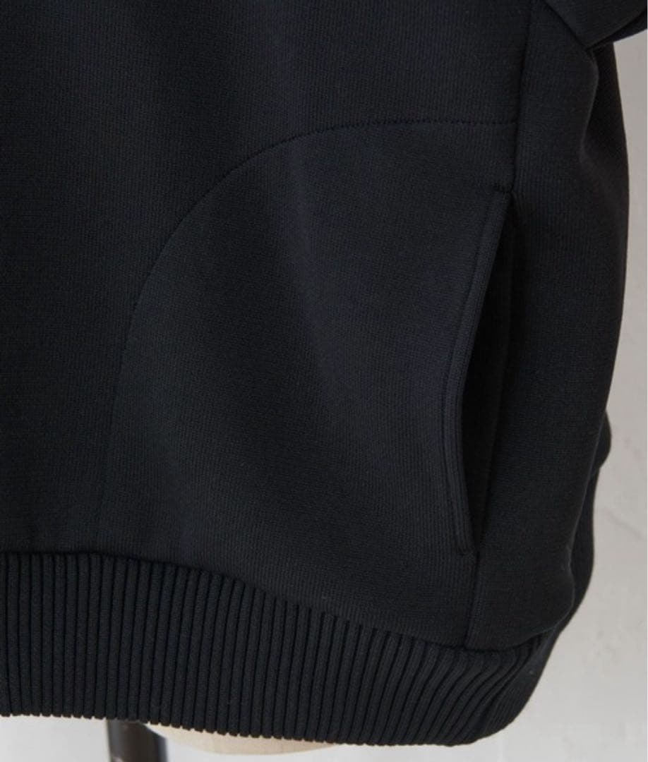 定価44000円 ビアズリー ZIPニットブルゾン ショートジャケット 黒