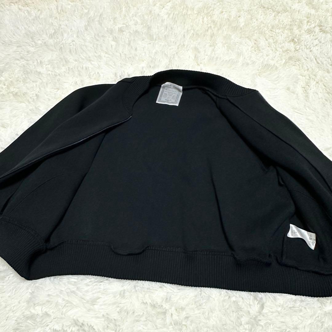 定価44000円 ビアズリー ZIPニットブルゾン ショートジャケット 黒