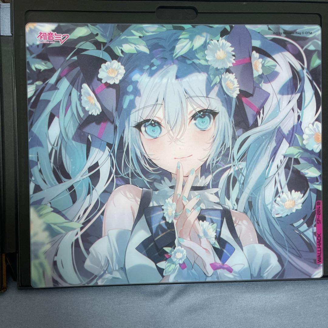 WALLHACK 初音ミク ガラスマウスパッド