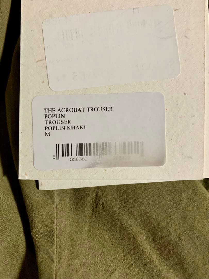 最終 Toogood / THE ACROBAT TROUSER M KHAKI