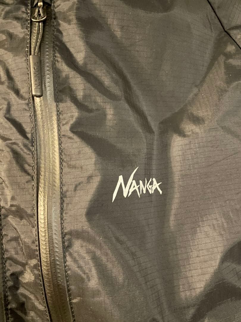美品！ナンガ　オーロラダウンジャケット　ブラック　Lサイズ