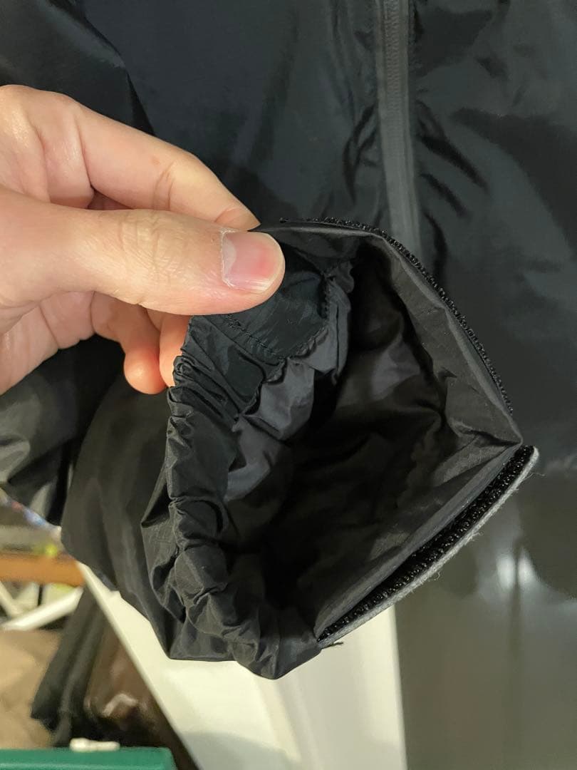 美品！ナンガ　オーロラダウンジャケット　ブラック　Lサイズ