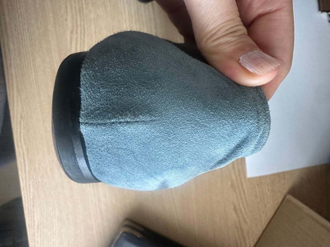 TOD'S スエード ローファー 青