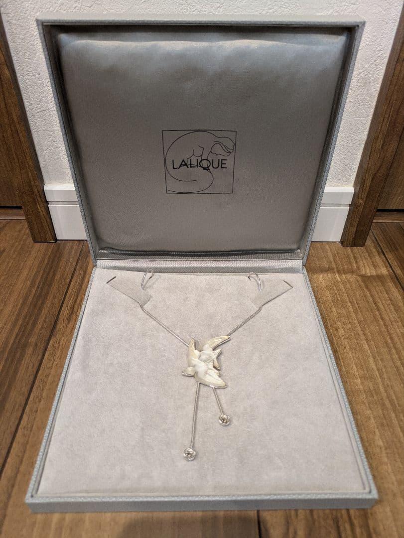 LALIQUE ラリック イロンデル ネックレス シルバー ツバメ つばめ 燕