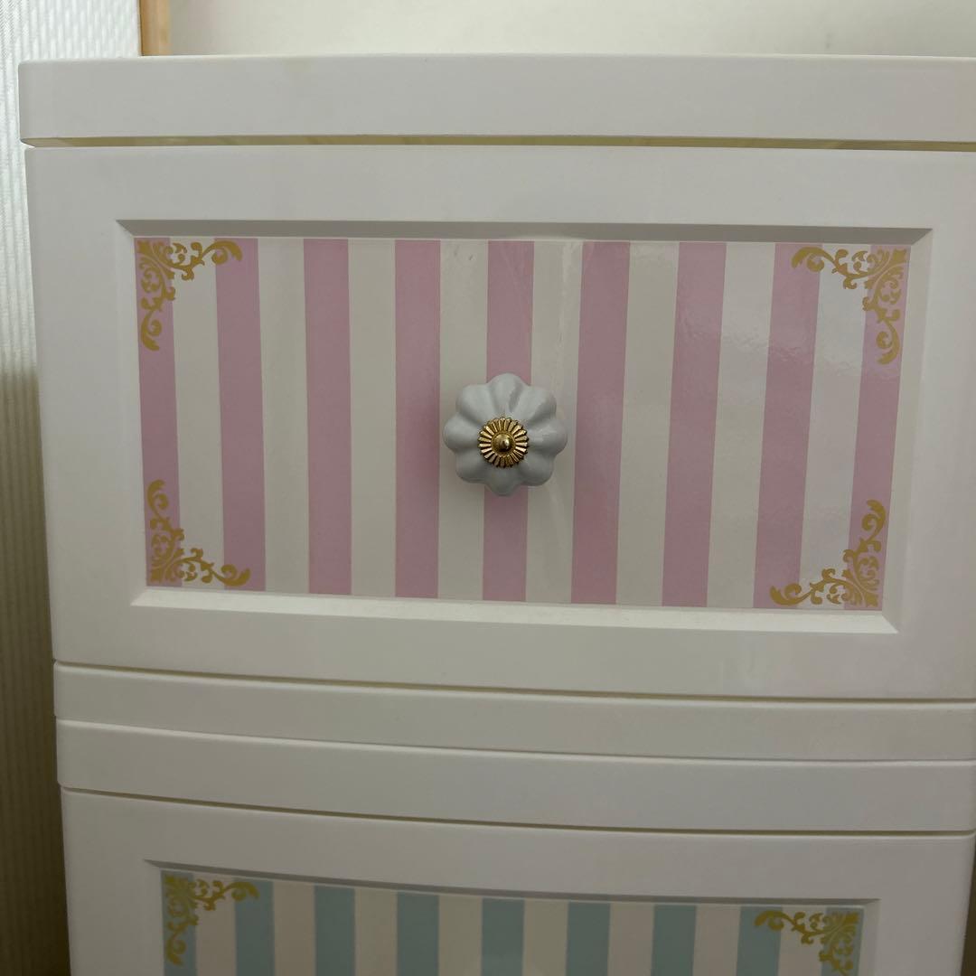 結*た様 ロマンティックプリンセス　ドレスチェンジチェスト　4段