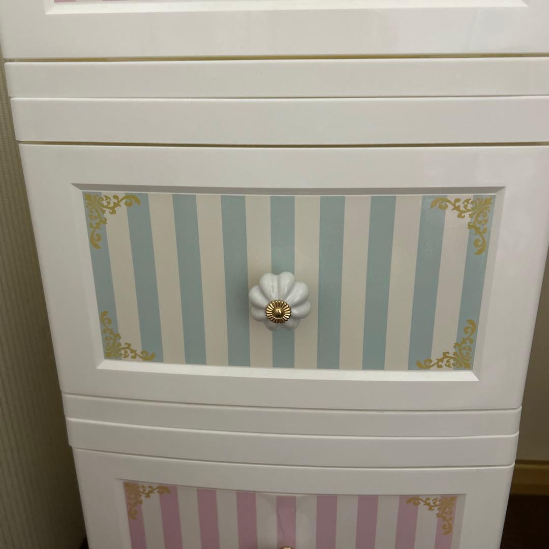 結*た様 ロマンティックプリンセス　ドレスチェンジチェスト　4段