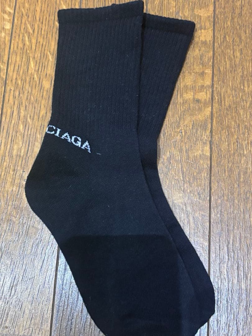 バレンシアガ BALENCIAGA ロゴプリントソックス 5足セット