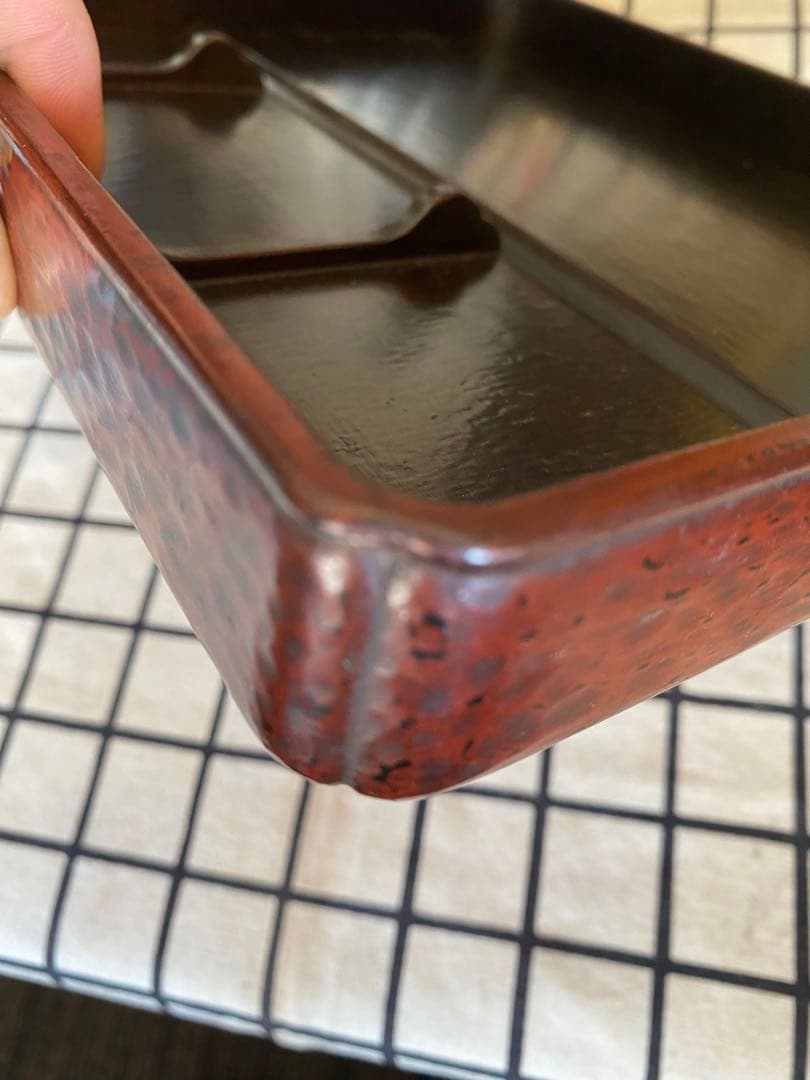 鎌倉彫　博古堂　後藤斎宮　硯箱