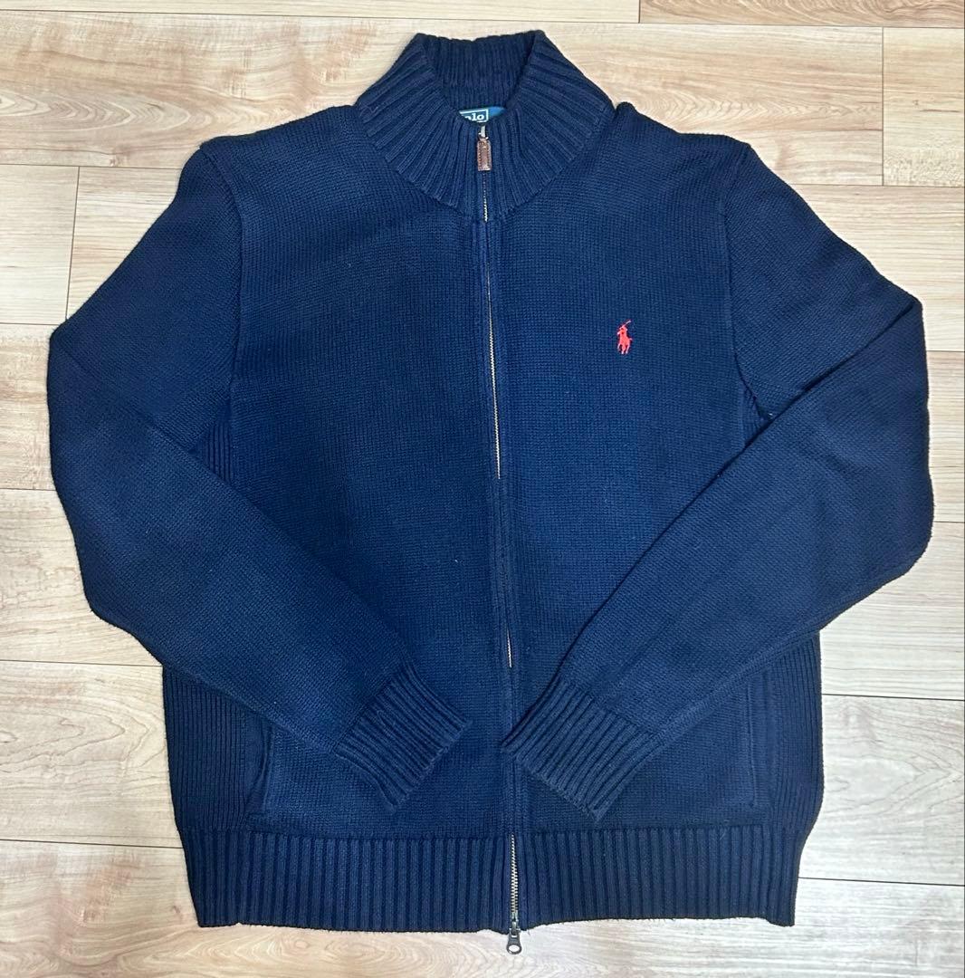 P*n様 90年代　ポロバイラルフローレン ハイネック コットン　ドライバーズニ