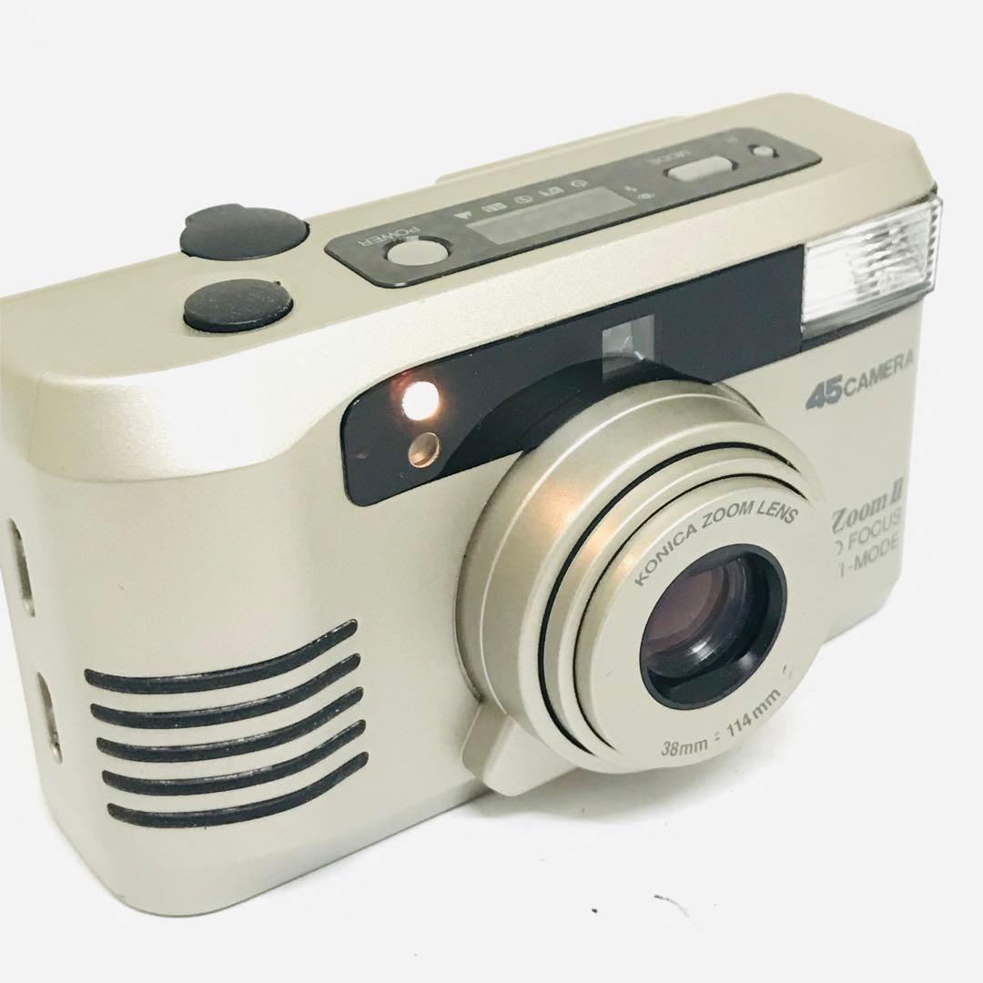 ⭐️完璧動作⭐️ コニカ 45CAMERA 3X ZoomⅡ フィルムカメラ