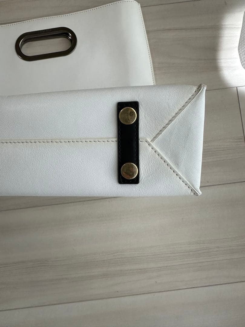 sacai ホワイト ショッパーバッグ