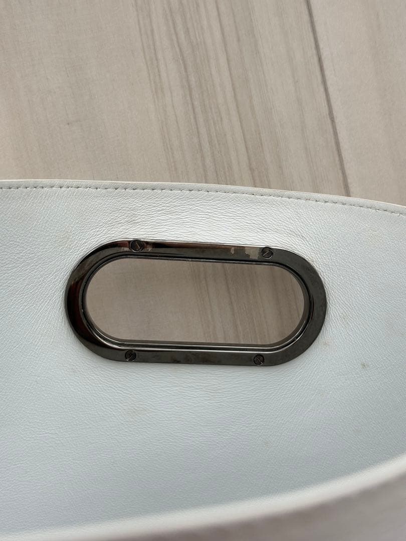 sacai ホワイト ショッパーバッグ