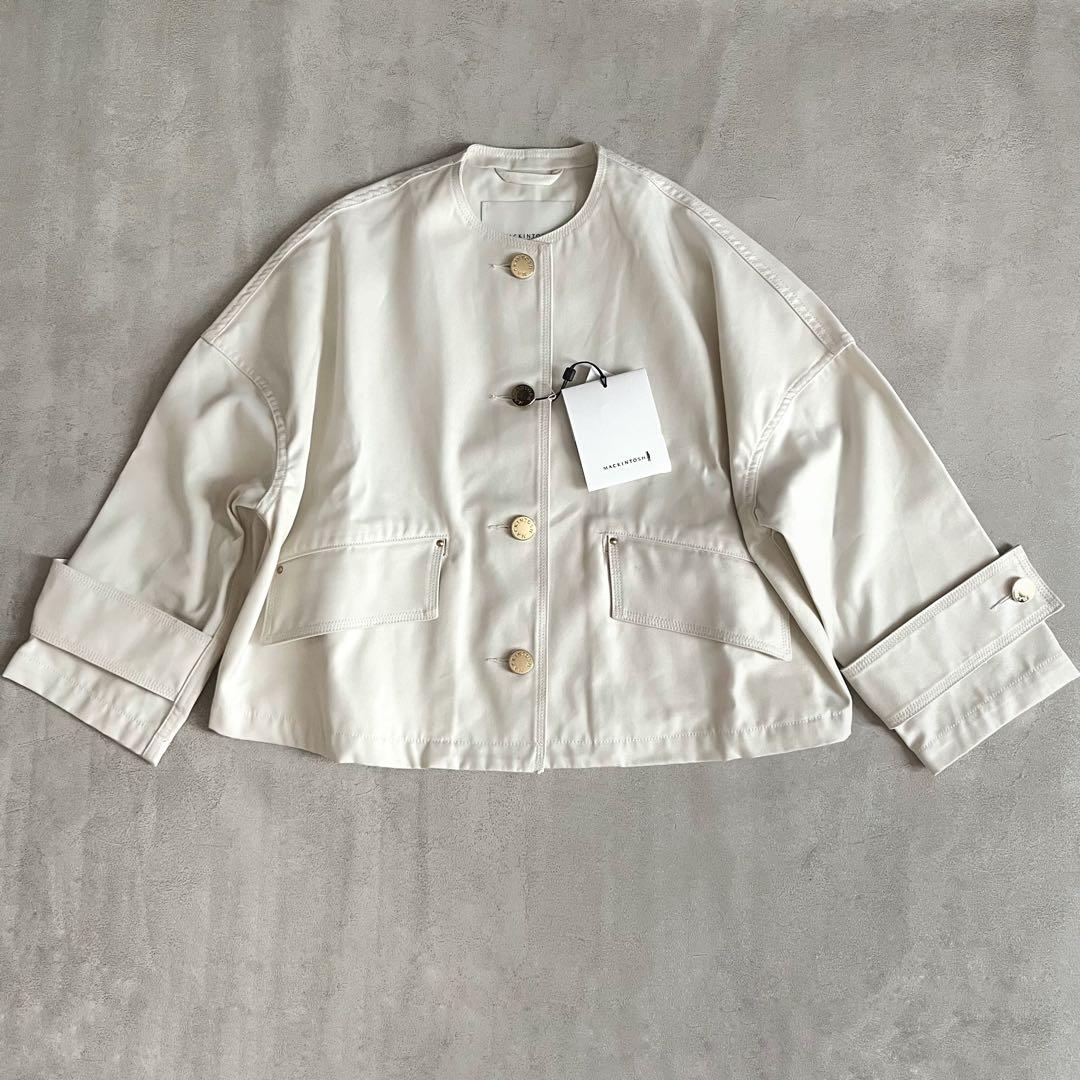 MACKINTOSH 新品 2025SS ハンビーノーカラーデニムジャケット