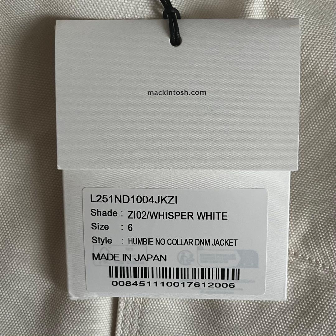 MACKINTOSH 新品 2025SS ハンビーノーカラーデニムジャケット