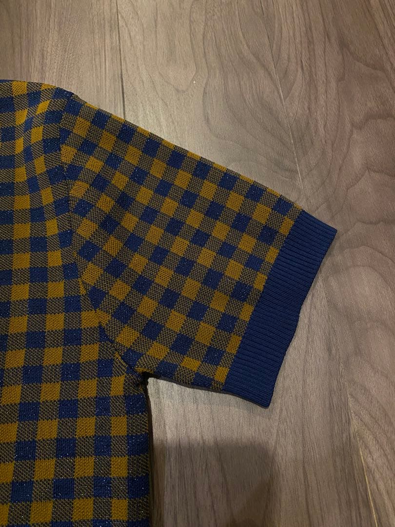 【最終値下げ】FRED PERRY ギンガムニットシャツ
