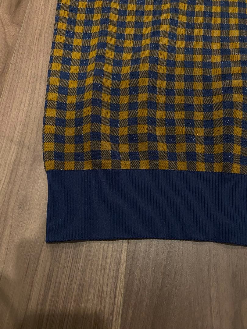 【最終値下げ】FRED PERRY ギンガムニットシャツ