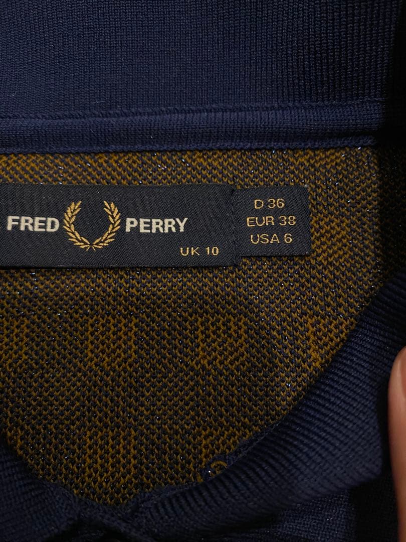 【最終値下げ】FRED PERRY ギンガムニットシャツ