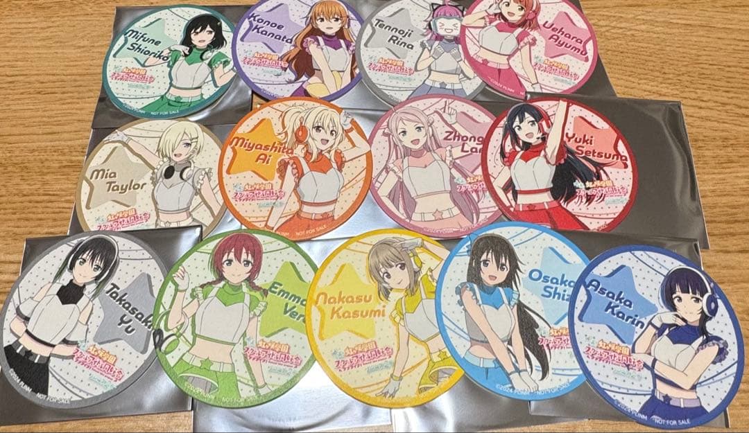 【新品】ラブライブ虹ヶ咲学園スクールアイドル同好会コースター 全13種類