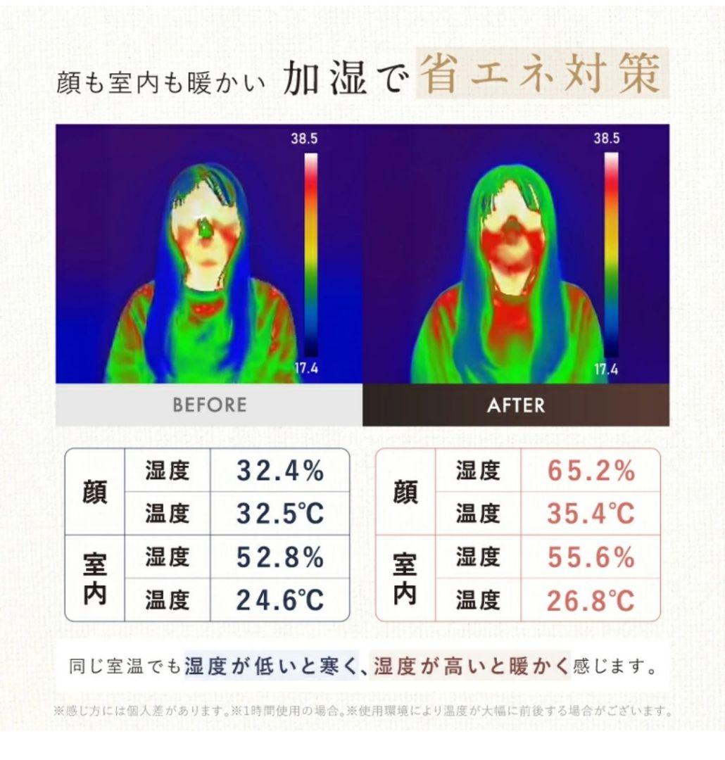 まる加湿器 URURA スチーム式 500ml/h 3L　NIPLIFE