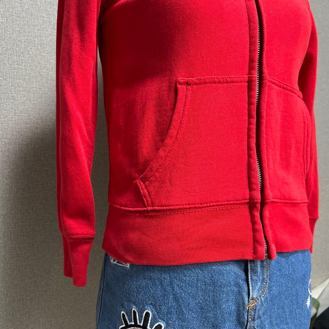 美品 ポロラルフローレン ジップパーカー ビッグポニー 赤 Y2K グランジ