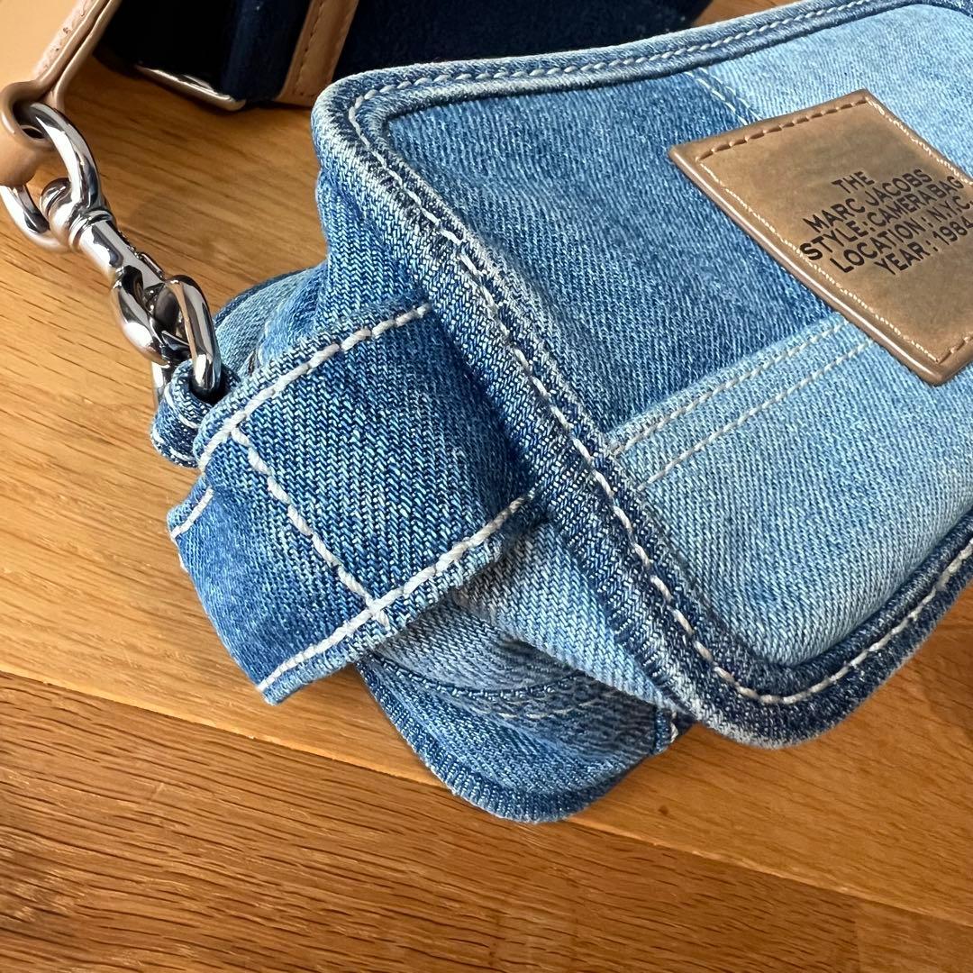 MARC JACOBS THE CAMERA BAG デニムショルダーバッグ