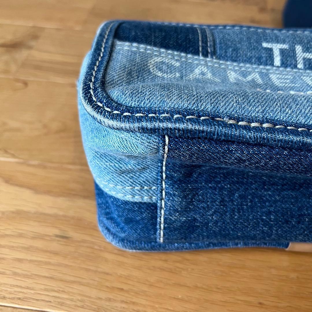 MARC JACOBS THE CAMERA BAG デニムショルダーバッグ