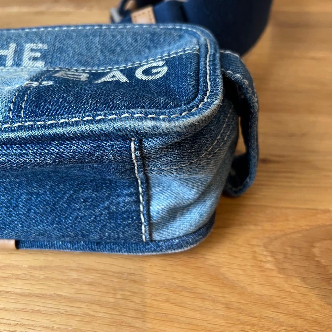MARC JACOBS THE CAMERA BAG デニムショルダーバッグ