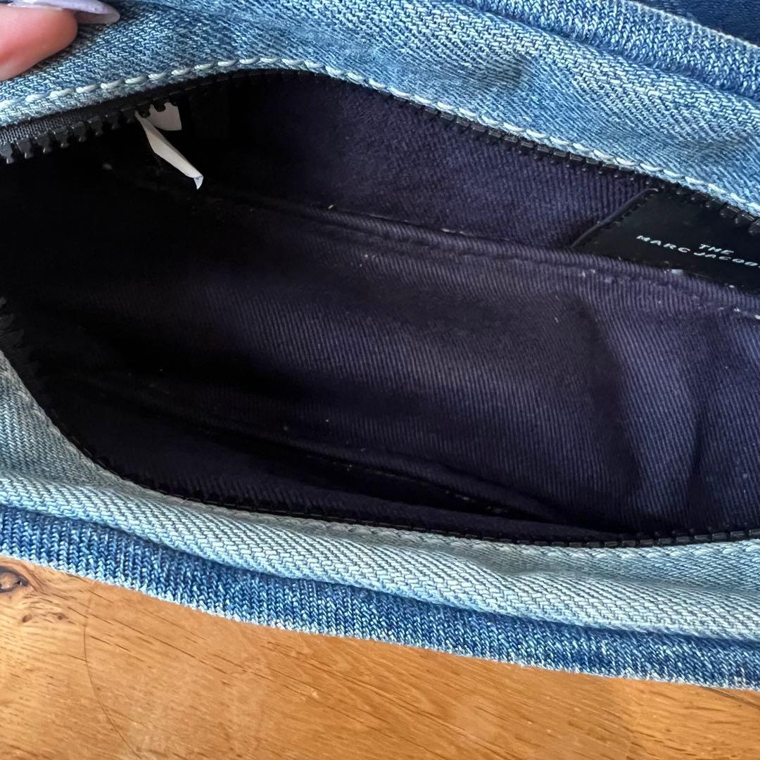 MARC JACOBS THE CAMERA BAG デニムショルダーバッグ