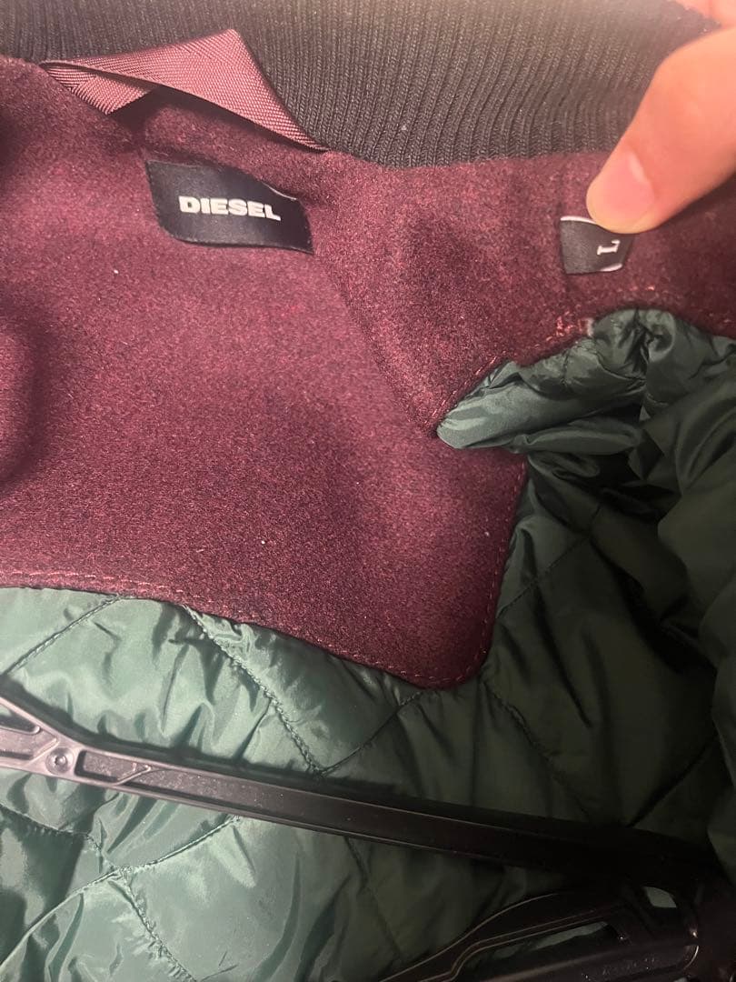 diesel スタジャン　L 値下げok