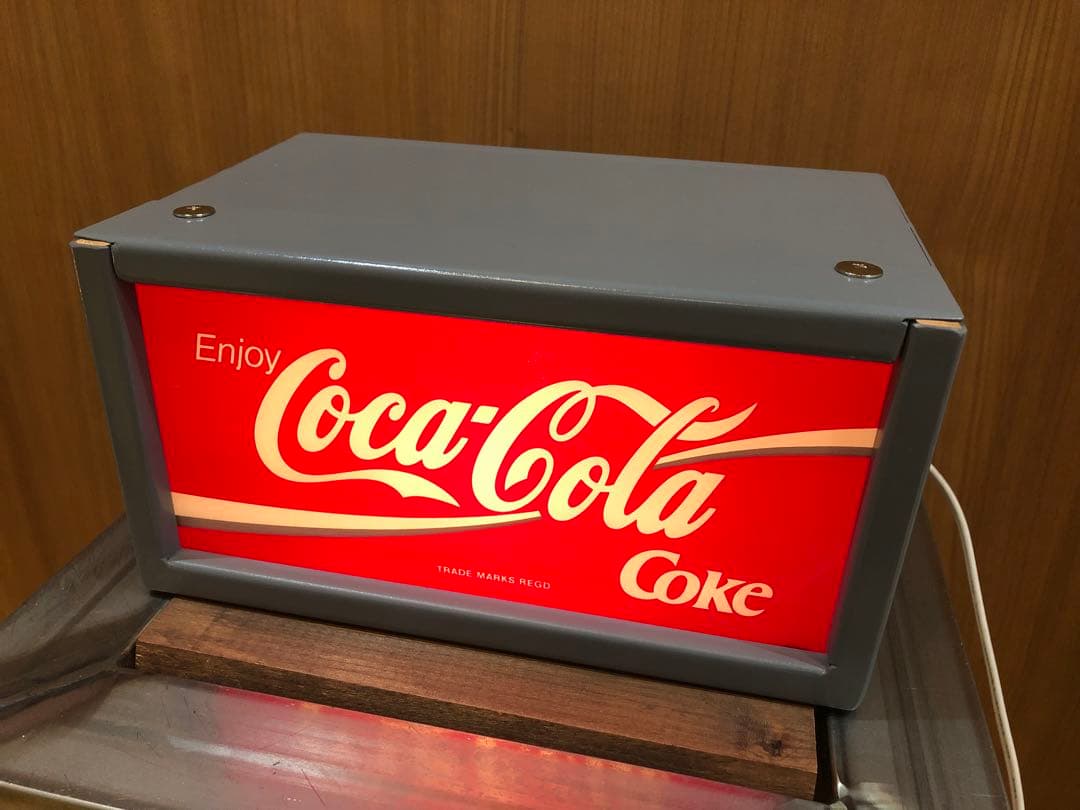 ☆PPYさま専用☆コカコーラアクリル看板☆照明ボックスセット☆ハンドメイド品☆