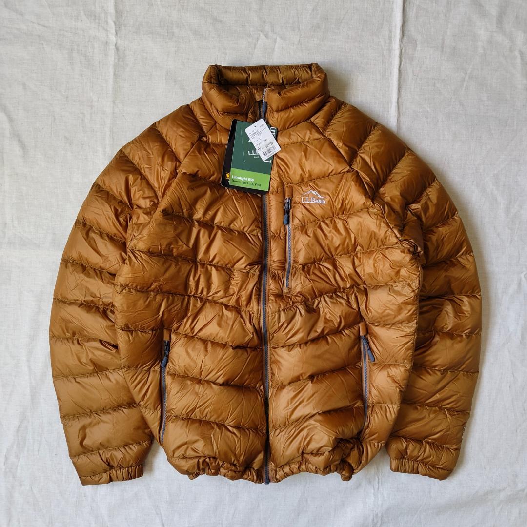 未使用 エルエルビーン ダウンジャケット パファージャケット ゴールドブラウン