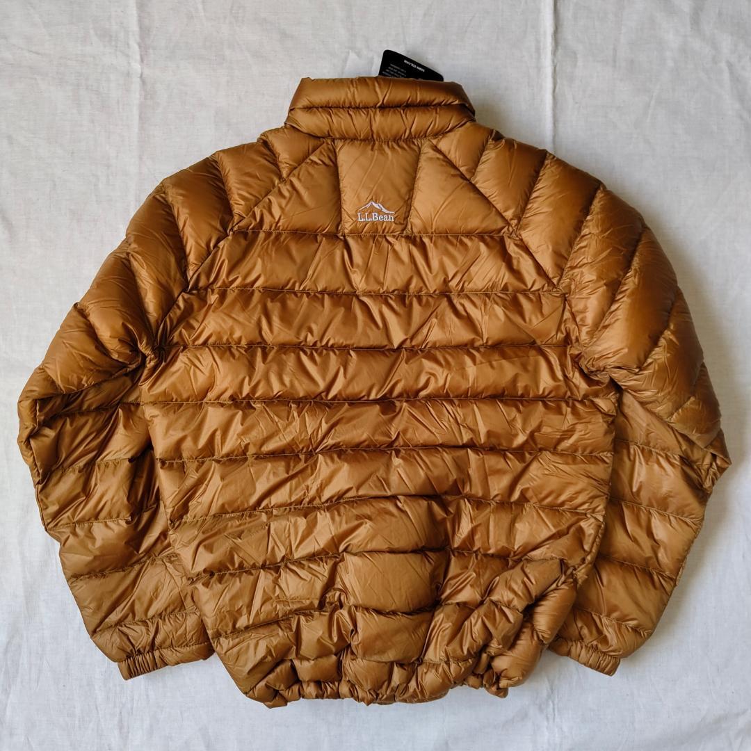 未使用 エルエルビーン ダウンジャケット パファージャケット ゴールドブラウン