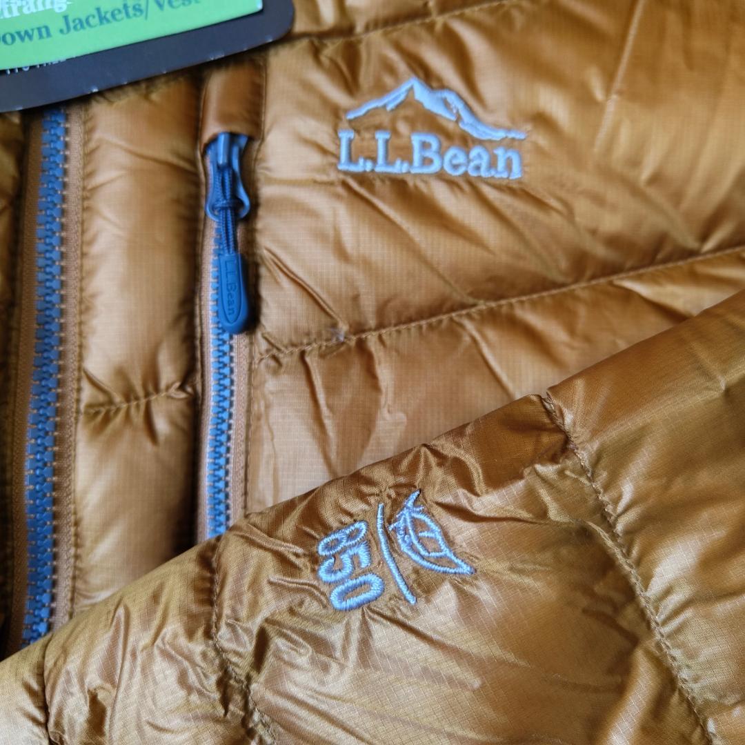 未使用 エルエルビーン ダウンジャケット パファージャケット ゴールドブラウン