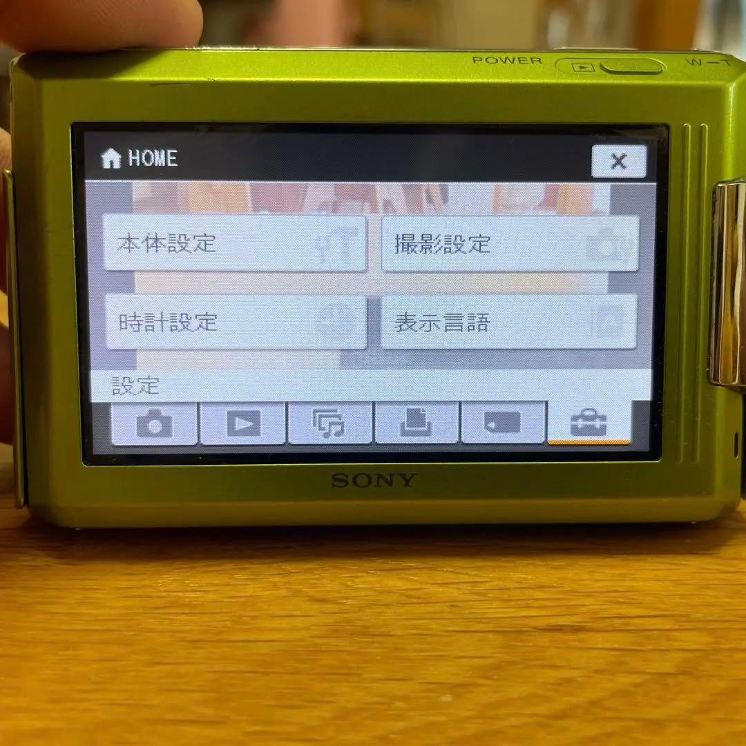 SONY Cyber-shot DSC-T77（グリーン）