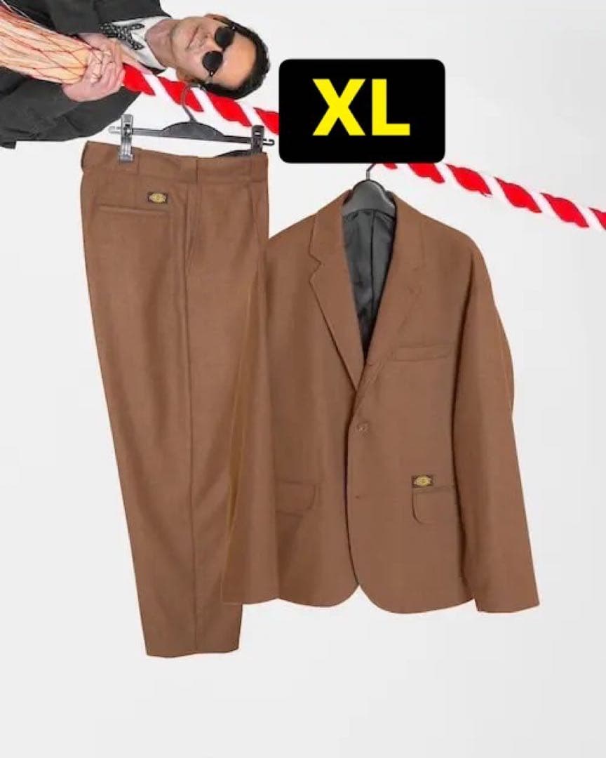 Dickies TRIPSTER SUIT 25FW BEAMS 茶XLブラウン