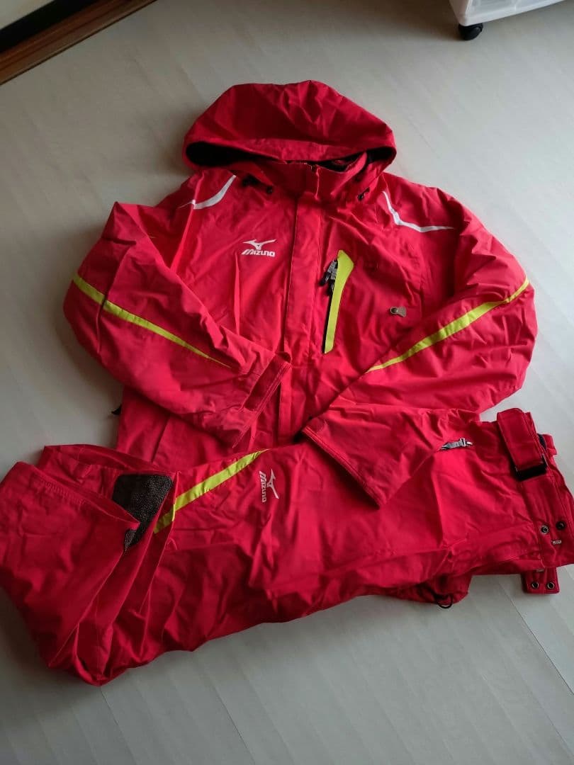 Mizuno スキーウェア XLサイズ レッド