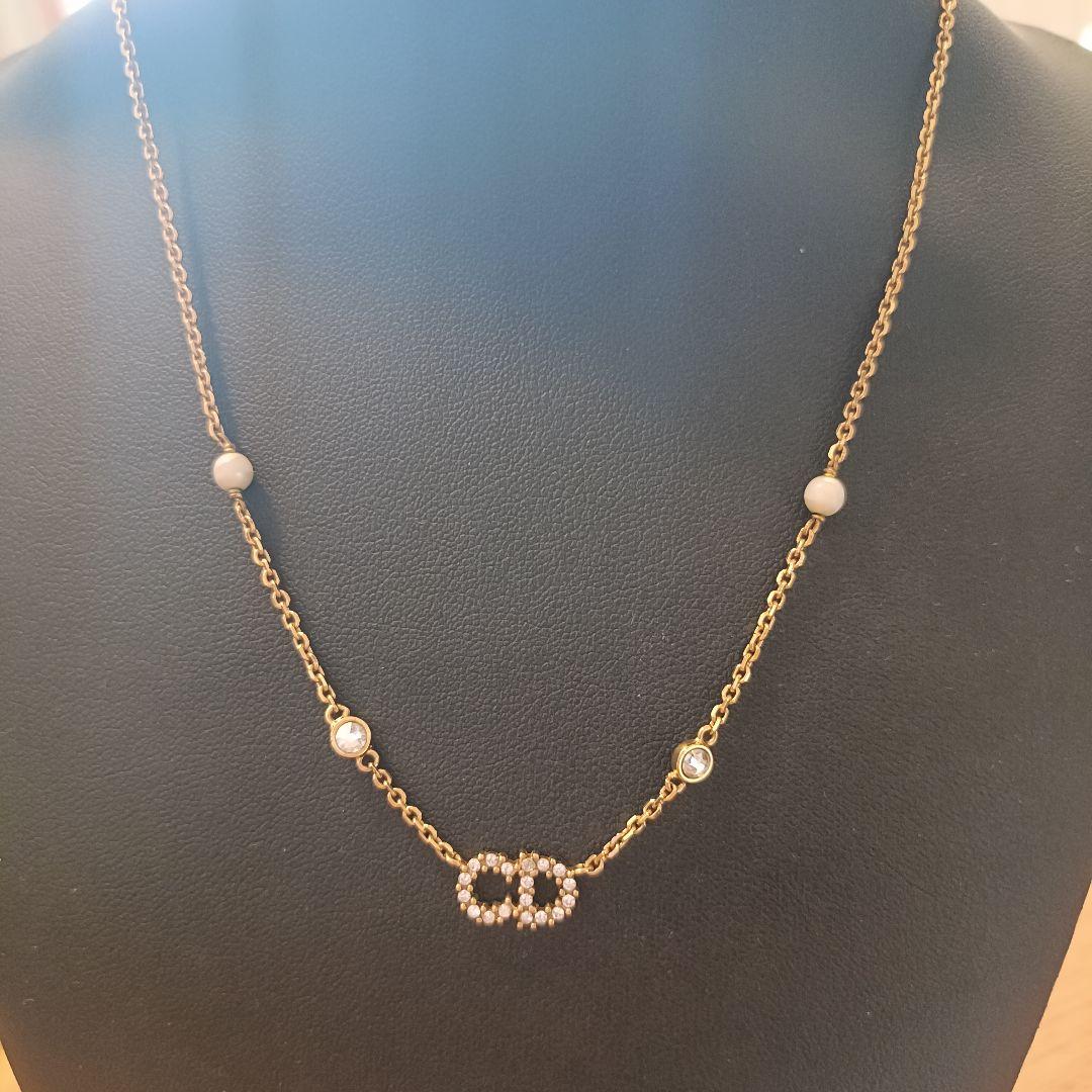Christian Dior ネックレス　クレール　パール　剥がれあり