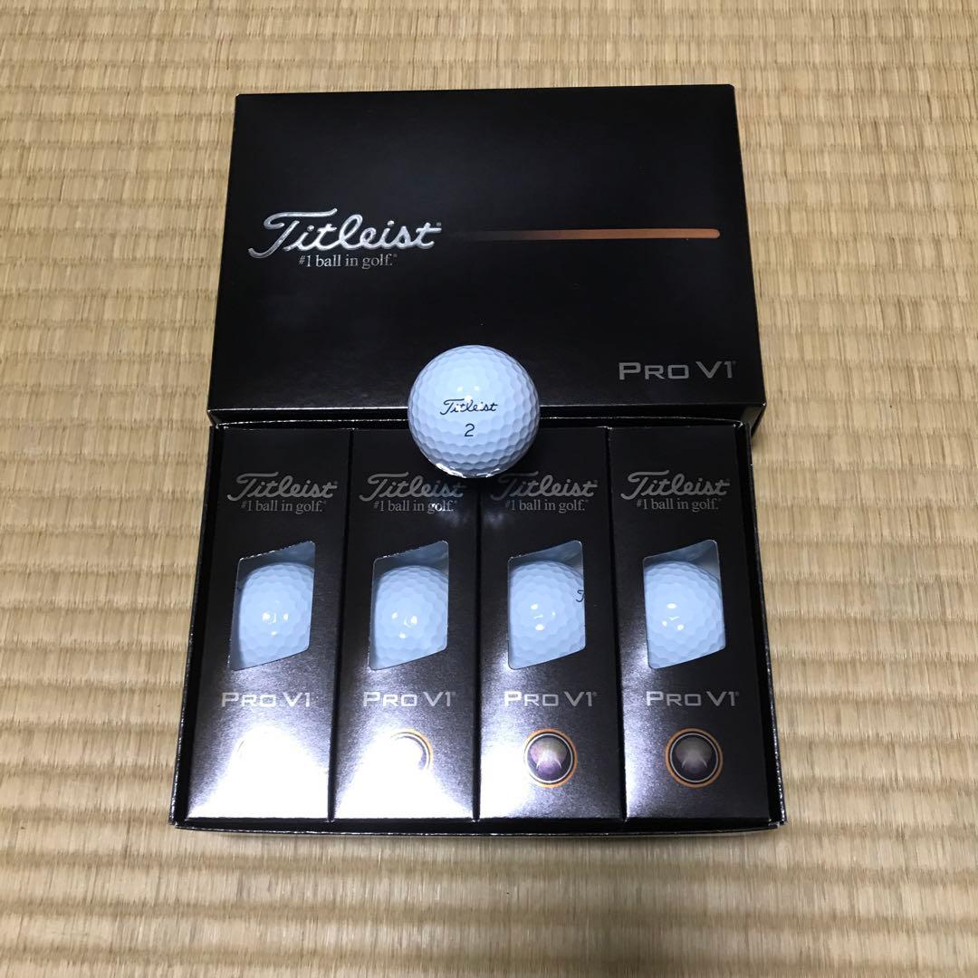 タイトリスト PRO V1 WHITE 2025年モデル ２４球