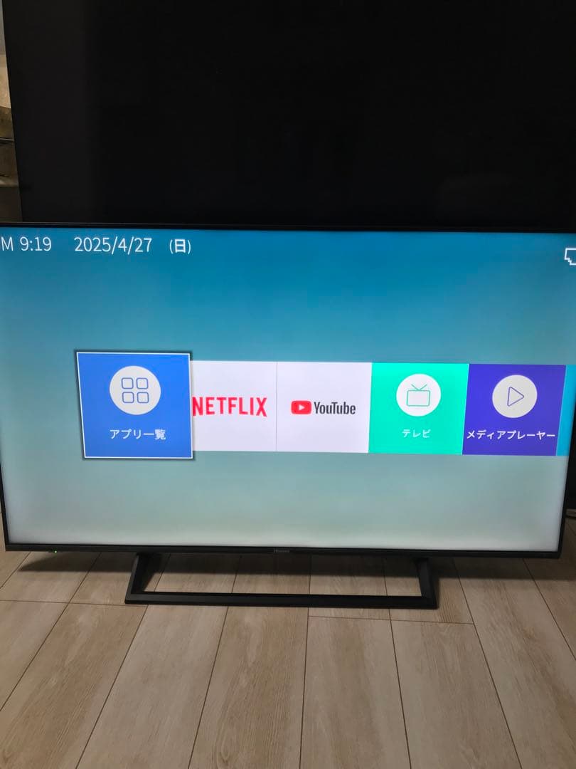 Hisense/50E6800/50V型4Kチューナー内藏液晶テレビ（美品）