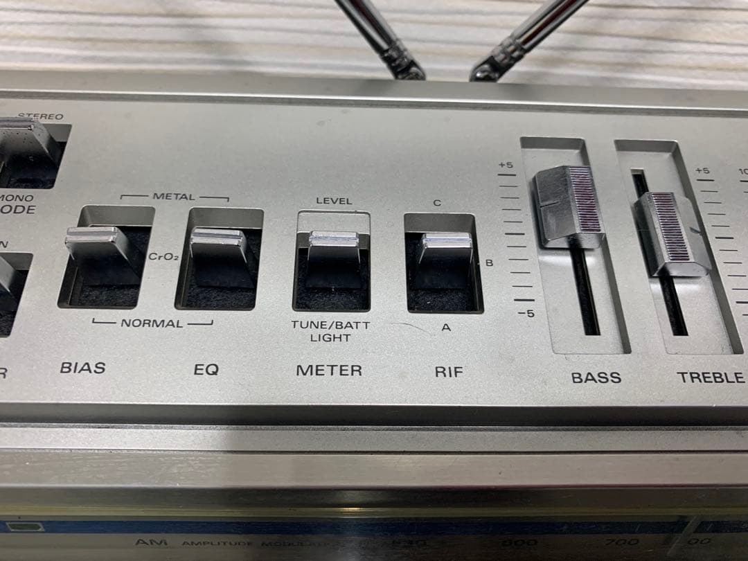 動作品HITACHI 日立PERDISCO TRK-8290 ラジカセ ラジオ