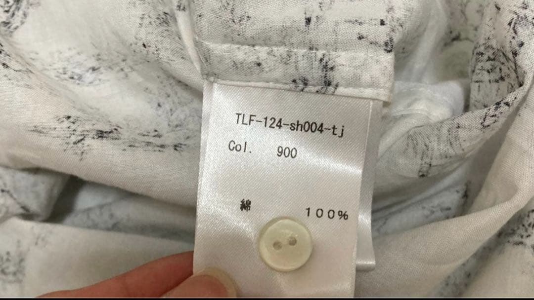 the last flower of the afternoon ロングシャツ