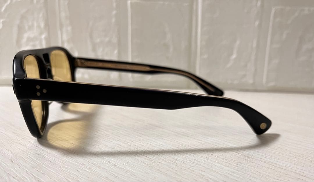 EYEVAN アイヴァン サングラス 黒 イエローレンズ 日本製 鯖江市 メガネ