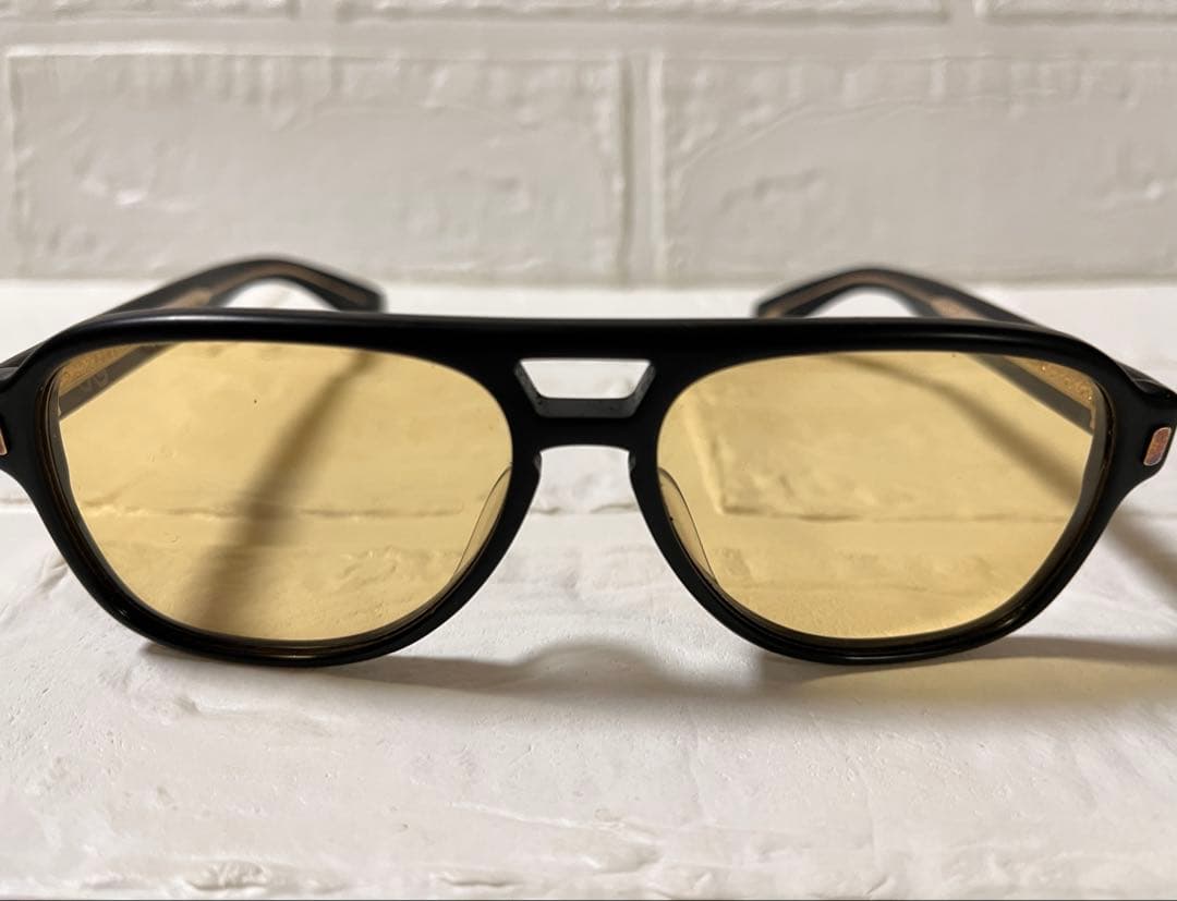 EYEVAN アイヴァン サングラス 黒 イエローレンズ 日本製 鯖江市 メガネ