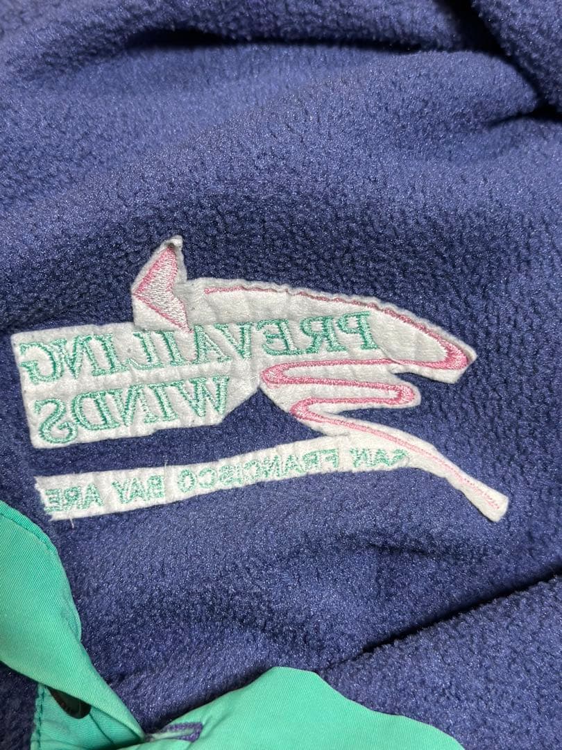 企業ロゴ入り 90’s パタゴニア シンチラプルオーバー 色ラベンダー サイズL