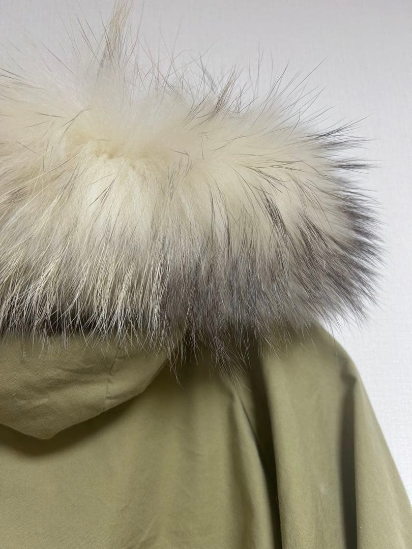 【LAppartement】レミレリーフ　フードジャケット　　ブルゾン　ファー