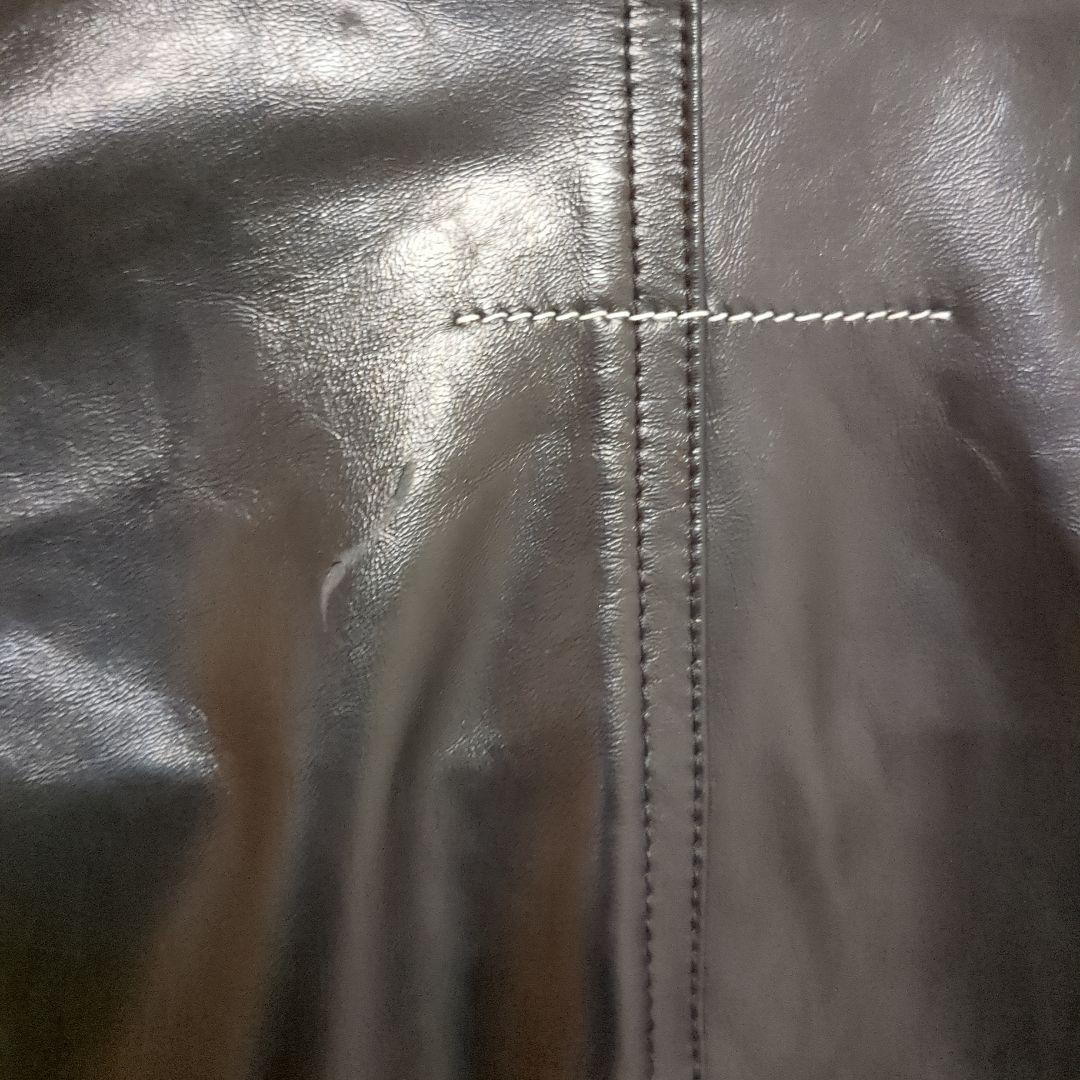 美品MM6 Maison Margiela シングルライダースジャケット 38