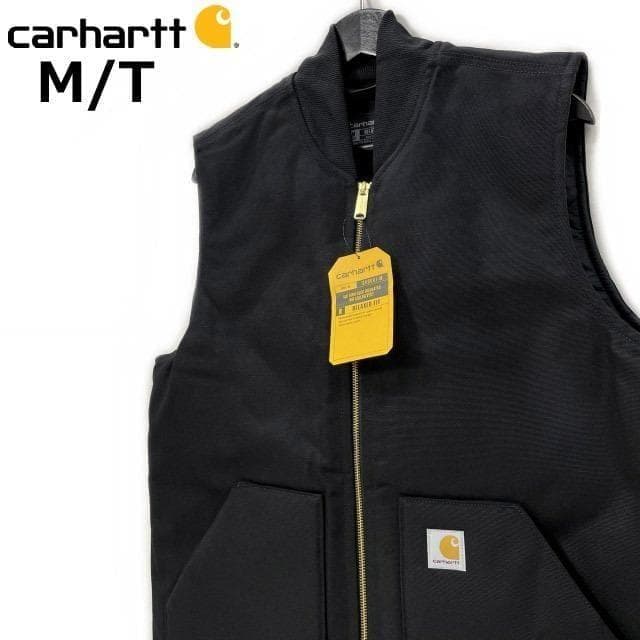 カーハート ダックベスト US購入(M/T)黒 181218