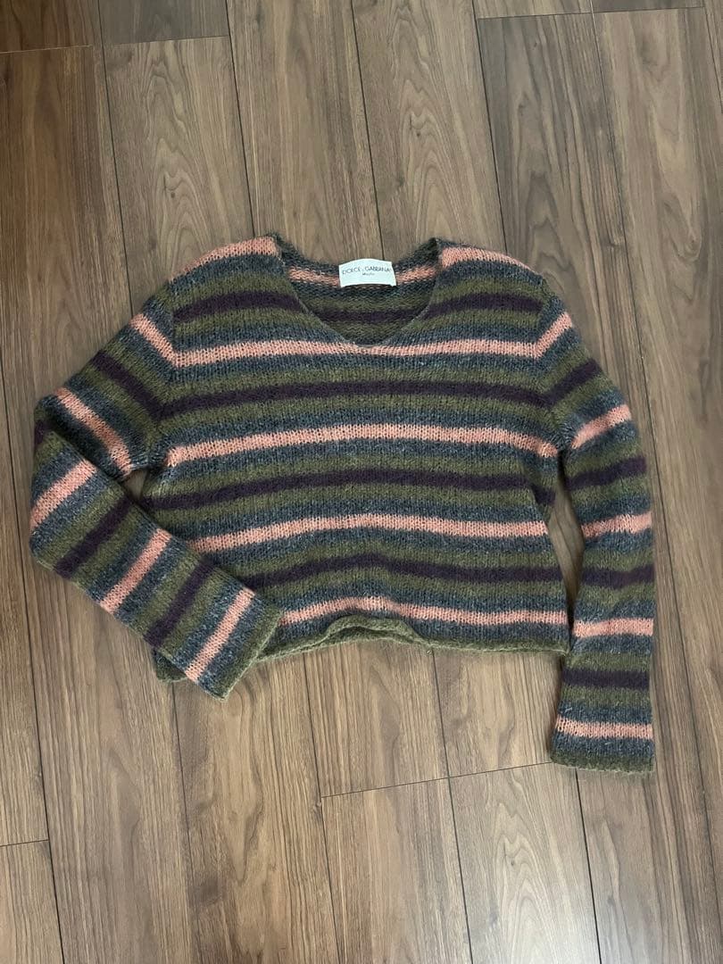 ドルチェアンドガッバーナ　D&G ニット　セーター　46 ヴィンテージ　ボーダー
