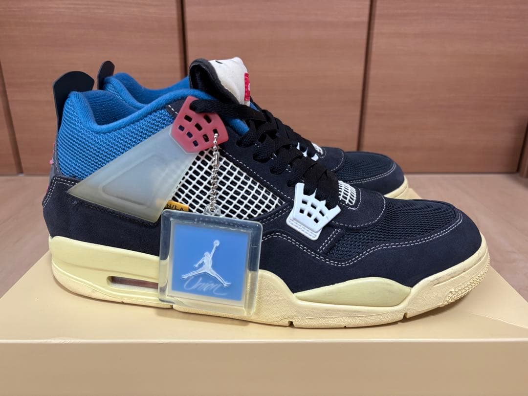 Nike×Unionナイキユニオンエアジョーダン4オフノワールUS14/32cm