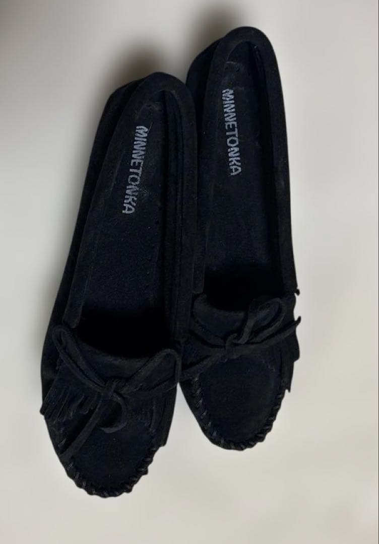 新品★MINNETONKA モカシン　シューズ　KILTY ブラック　ミネトンカ